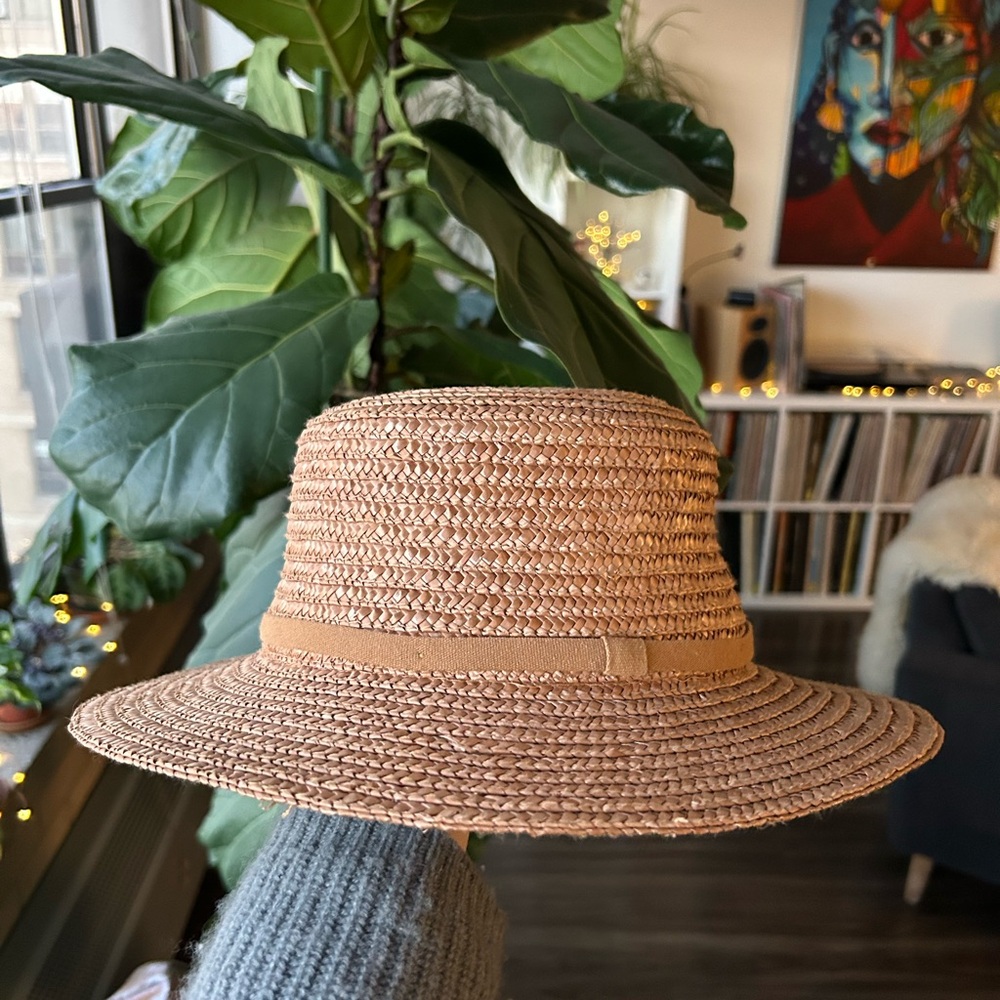 Will and Bear Straw Hat